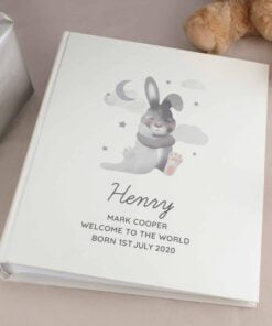 Personalised Baby Bunny Album with Sleeves