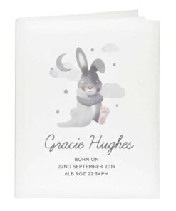 Personalised Baby Bunny Album with Sleeves