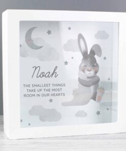 Personalised Baby Bunny Memory Keepsake Box