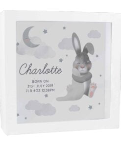 Personalised Baby Bunny Memory Keepsake Box