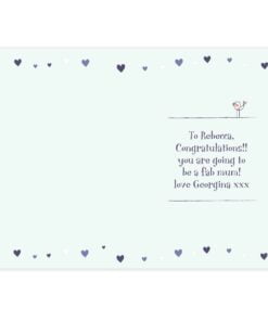 Personalised Baby Shower Umbrella Card
