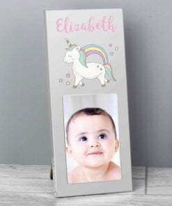Personalised Baby Unicorn 2×3 Photo Frame