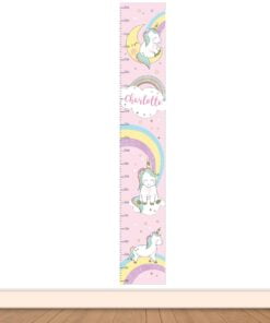 Personalised Baby Unicorn Height Chart