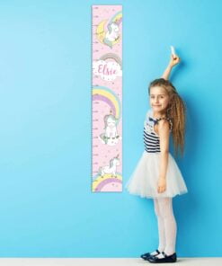 Personalised Baby Unicorn Height Chart