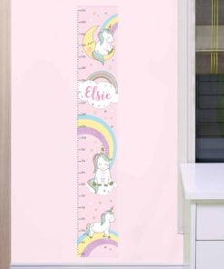 Personalised Baby Unicorn Height Chart