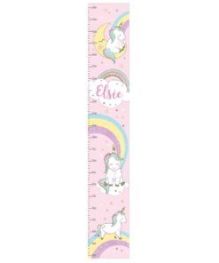 Personalised Baby Unicorn Height Chart