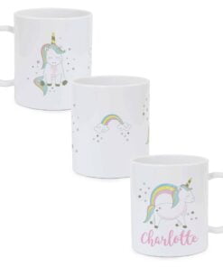 Personalised Baby Unicorn Plastic Mug