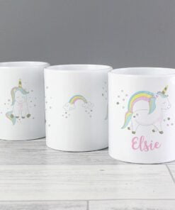 Personalised Baby Unicorn Plastic Mug