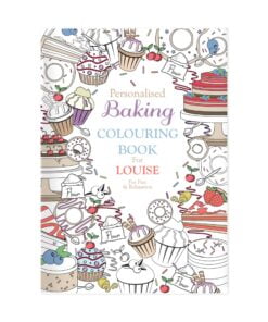 Personalised Baking Colouring Book