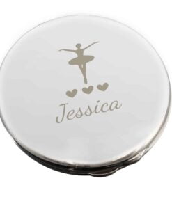Personalised Ballerina Compact Mirror