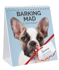 Personalised Barking Mad Dog Desk Calendar