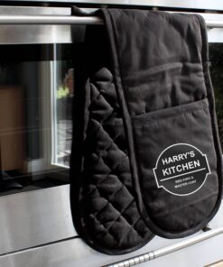 Personalised BBQ & Grill Oven Gloves