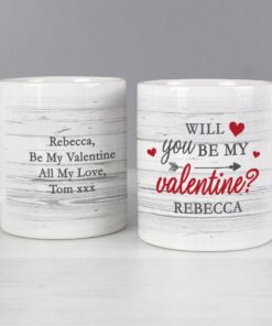 Personalised Be My Valentine Mug