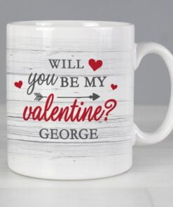 Personalised Be My Valentine Mug