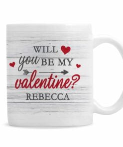 Personalised Be My Valentine Mug