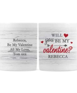 Personalised Be My Valentine Mug