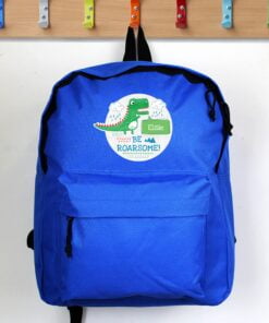 Personalised ‘Be Roarsome’ Dinosaur Backpack