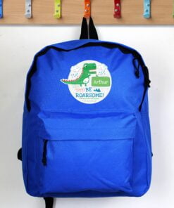 Personalised ‘Be Roarsome’ Dinosaur Backpack