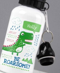 Personalised ‘Be Roarsome’ Dinosaur Drinks Bottle