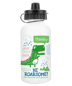 Personalised ‘Be Roarsome’ Dinosaur Drinks Bottle