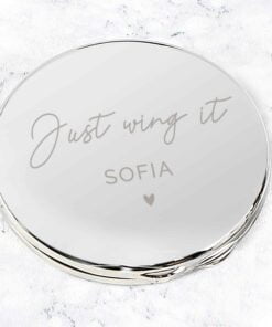 Personalised Beautiful Compact Mirror
