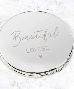 Personalised Beautiful Compact Mirror