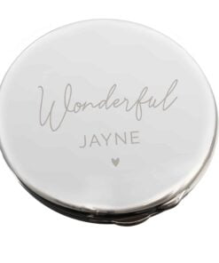 Personalised Beautiful Compact Mirror