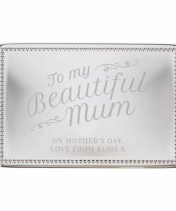 Personalised Beautiful Mum Rectangular Jewellery Box
