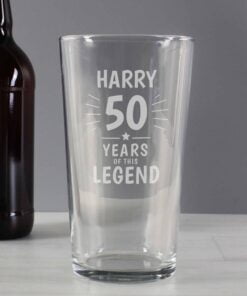 Years of This Legend Birthday Pint Glass