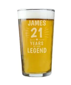 Years of This Legend Birthday Pint Glass