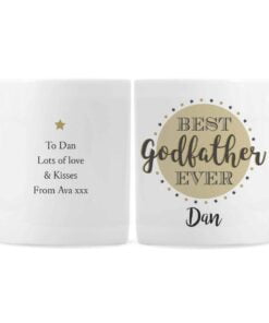 Personalised Best Godfather Mug