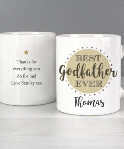 Personalised Best Godfather Mug