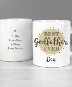 Personalised Best Godfather Mug