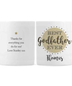 Personalised Best Godfather Mug