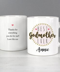 Personalised ‘Best Godmother’ Mug