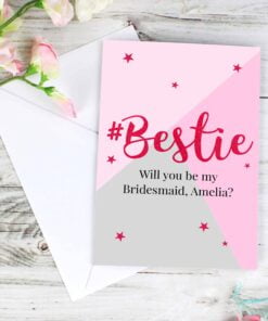 Personalised #Bestie Card