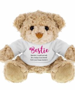 Personalised #Bestie Teddy Bear