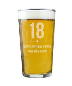Big Age Birthday Pint Glass