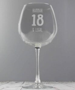 Big Age Bottle of Wine Glass