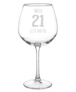 Big Age Bottle of Wine Glass