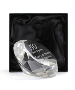 Personalised Big Numbers Diamond Paperweight