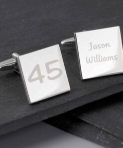 Personalised Birthday Big Age Cufflinks
