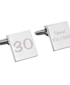 Personalised Birthday Big Age Cufflinks