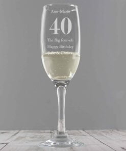 Personalised Birthday Big Age Flute