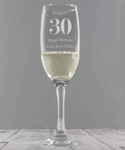Personalised Birthday Big Age Flute