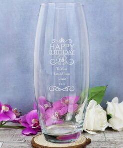 Personalised Birthday Bullet Vase