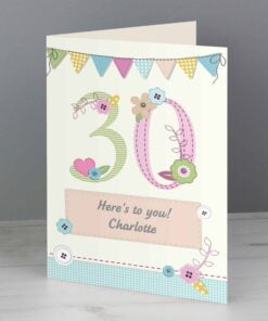 Personalised Birthday Craft Card