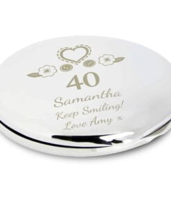 Personalised Birthday Craft Compact Mirror