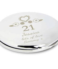 Personalised Birthday Craft Compact Mirror