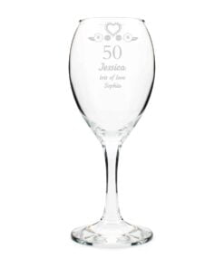 Personalised Birthday Craft Wine Glass